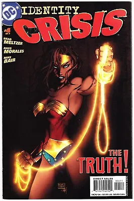 Buy Identity Crisis #4 - Michael Turner Cover - First Print - Dc Comics 2004 • 4.95£