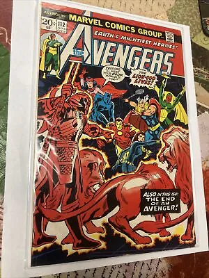 Buy Avengers 112 1st Appearance Mantis! 1973 “The Lion-God Lives” • 32.17£