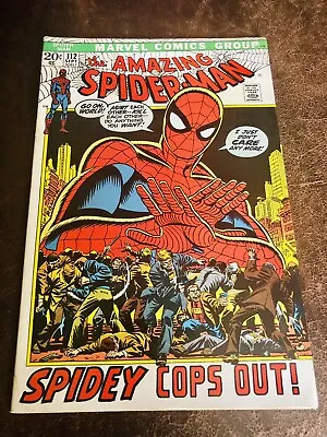 Buy Amazing Spider-Man #112 1972, Marvel Octopus! Flash! Stacy! Finest Original Book • 38.71£