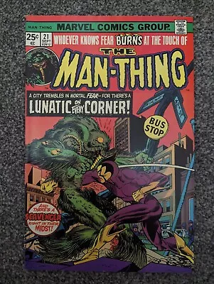 Buy The Man-Thing 21. Marvel 1975. Combined Postage • 2.49£