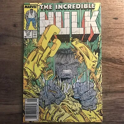 Buy Hulk #343 Todd McFarlane Cover & Art 1988 Comic • 11.98£