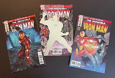 Buy INVINCIBLE IRON MAN #593, 594, 595 (Marvel 2017) Early Riri Williams! MCU • 9.46£