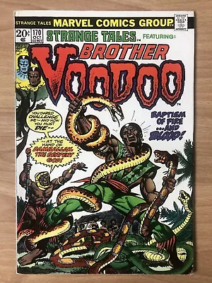Buy Strange Tales Brother Voodoo # 170 Fn+ Cents Bronze Age Marvel • 10.50£