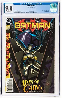 Buy Batman #567 CGC 9.8 NM/M White Pgs 1st App Cassandra Cain Batgirl 1999 KEY ISSUE • 219.70£