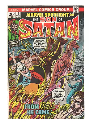 Buy Marvel Spotlight #12 Son Of Satan - Marvel Comic Book • 9.95£