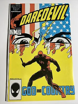 Buy Daredevil #232 1st App Of Nuke Frank Miller 1986 Marvel Comics Unpressed Copy B • 31.77£