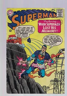 Buy DC Comics Superman No 178 July  1965 12c USA • 8.49£