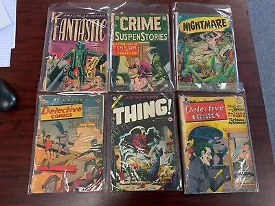 Buy Golden Age Comic Book Lot Of 6. Crime Suspenstories, Nightmare, Thing, Detective • 1,191.52£