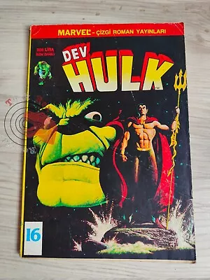 Buy HULK #16 1988 TURKEY RARE TURKISH COMIC Incredible 142 SHE-HULK Valkyrie • 39.98£