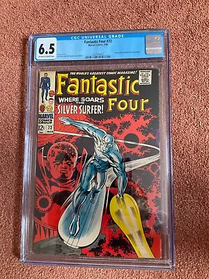 Buy FANTASTIC FOUR #72 CGC 6.5 UNRESTORED..Where Soars The SILVER SURFER! • 100£