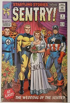 Buy New Avengers #8 (Marvel 2005) John Romita Sr Variant Signed By Steve McNiven • 12.50£