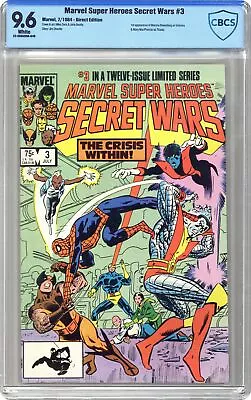 Buy Marvel Super Heroes Secret Wars #3D CBCS 9.6 1984 22-0995D96-049 • 47.97£