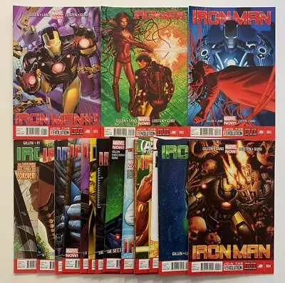Buy Iron Man #1 To #17 (Marvel 2012) 17 X FN+ To NM Condition Issues. • 36.75£