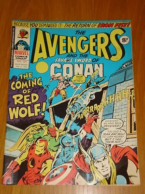Buy Avengers #124 British Weekly 1976 January 31 Marvel • 5.99£
