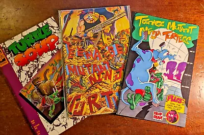 Buy Vintage 90-91 Teenage Mutant Ninja Turtles Mirage 34 38 Turtle Soup Book 2 • 19.99£