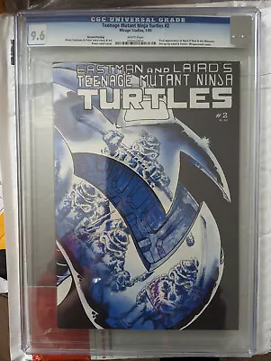 Buy Teenage Mutant Ninja Turtles #2 2nd Print CGC 9.6 From 1985! Mirage TMNT • 208.82£