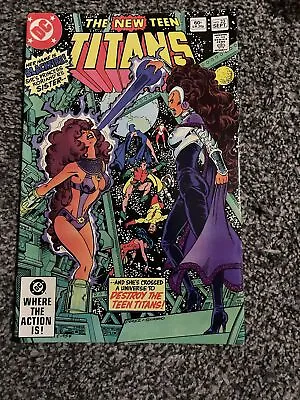 Buy The New Teen Titans 23. Vintage 1982. Vfnm. Dc Comics. 1st Blackfire. • 7.50£