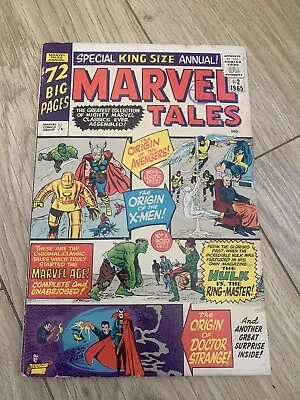 Buy Marvel Tales #2 Annual 72 Pages Silver Age 1965 Amazing Spiderman Fine + • 69£