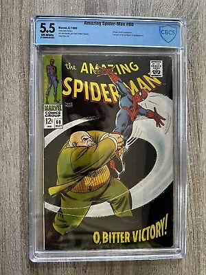 Buy Amazing Spider-Man #60 CBCS  5.5 1968 Kingpin  SILVER AGE CENTS COPY Not CGC • 95£