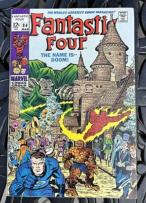 Buy Fantastic Four #84 Dr. Doom Appearance Silver Age Marvel Kirby/Lee High Grade! • 86.73£