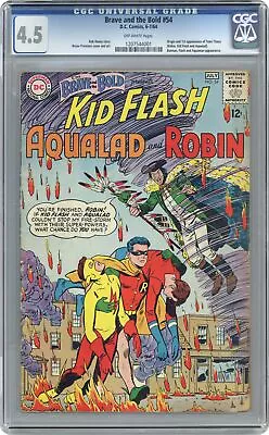 Buy Brave And The Bold #54 CGC 4.5 1964 1207544001 1st App. And Origin Teen Titans • 378.64£