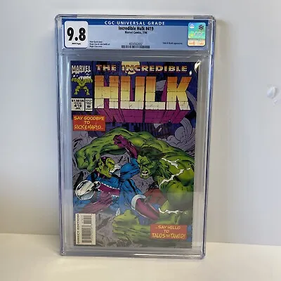 Buy Incredible Hulk #419 CGC 9.8 1994  • 95.12£
