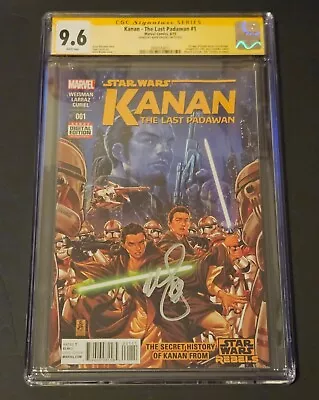 Buy Star Wars Kanan The Last Padawan #1 9.6 CGC Signed By Mark Brooks Many 1st App • 99.93£