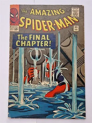 Buy Amazing Spider-man #33 Vg+ (4.5) February 1966 Scarce Classic Marvel Comics ** • 249.99£