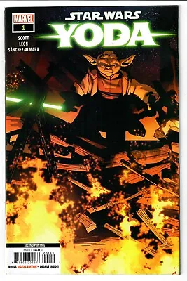 Buy Marvel: Star Wars Yoda #1 - 2nd Print Nico Leon Variant (2023) Free Combined P&p • 2.95£