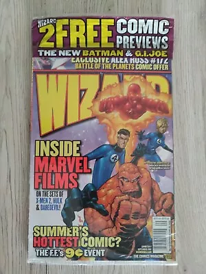 Buy WIZARD Comics Magazine #132 SEPT. 2002 FANTASTIC FOUR WIERINGO COVER! SEALED • 11.17£