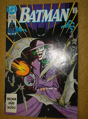 Buy Batman # 451 Joker Marv Wolfman Jim Aparo $1.00 1990 Copper Age Dc Comic Book • 0.99£