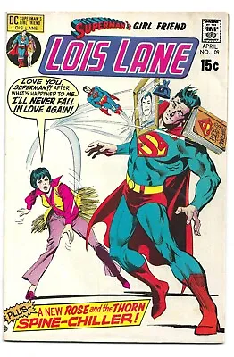 Buy 1971 DC Superman.s Girl Friend Lois Lane-#109-I'll Never Fall In Love Again-VG+ • 5.93£