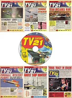 Buy TV Century 21 - 348 Comics + 15 Annuals & Specials Collection On PC DVD-R • 4.99£