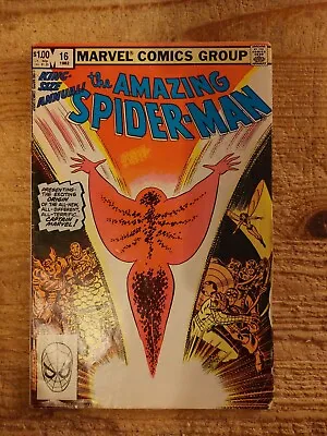 Buy Marvel Amazing Spider-man Annual #16 1982 1st Monica Rambeau (photon) Vg+ • 24.99£