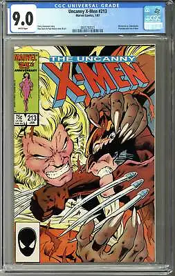 Buy Uncanny X-Men #213 CGC 9.0 • 70.32£