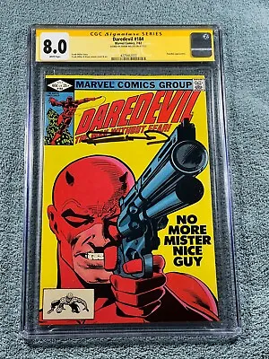 Buy DAREDEVIL #184 CGC Signature Series 8.0 VF WP Signed By Frank Miller Punisher! • 237.50£