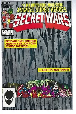 Buy Marvel Super Heroes Secret Wars #4 1984 (7.5/vf-) Cgc It! • 14.21£