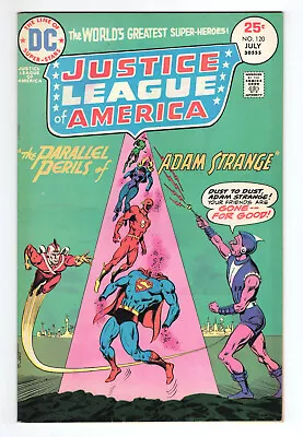 Buy Justice League Of America #120 Very Fine 8.0 Superman Batman Adam Strange 1975 • 12.78£