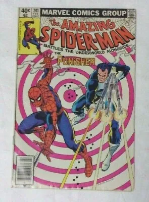 Buy Amazing Spiderman #201 1980 Classic Romita Cov,vg/fn Punisher,newstand • 15.49£
