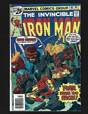 Buy Iron Man #88 FNVF Kane Blood Brothers Michael O'Brien Thanos Drax 1st Scrounger • 14.39£