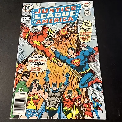 Buy Justice League Of America #137 Newsstand - Superman Vs Shazam -JSA- 1976 - (-VF) • 15.98£