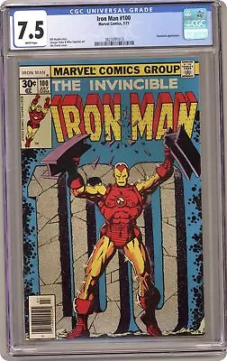 Buy Iron Man #100 CGC 7.5 1977 3823391013 • 86.76£