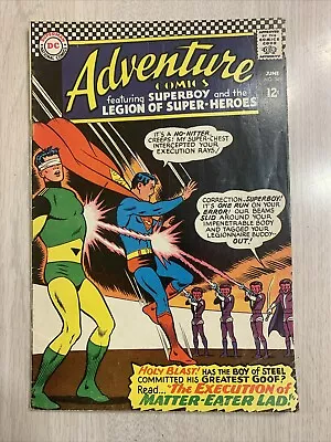 Buy Adventure Comics 345 Vg+ 1966 Execution Of Matter- Eater Lad Legion Super Heroes • 10.28£