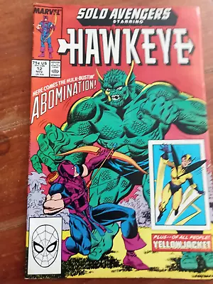 Buy Solo Avengers Starring Hawkeye #12 Nov 1988 • 1.30£