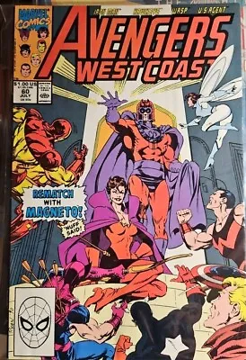 Buy Marvel Comics Avengers West Coast #60 Comic Book • 3.21£