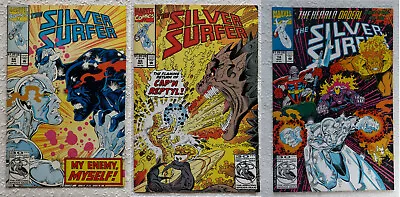 Buy Lot Of 3: Silver Surfer #64 , #65 ,  #74 (1992) Marvel Comics • 2.39£