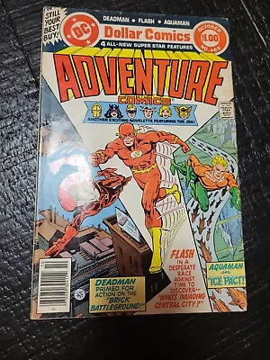 Buy Adventure Comics #465 VF- 7.5 Bronze Age Deadman Flash Aquaman JSA • 14.21£