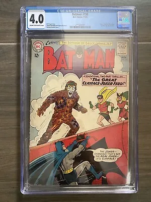 Buy Batman #159 (1963)  Joker, Clayface, Batwoman And Batgirl Appearances • 219.87£
