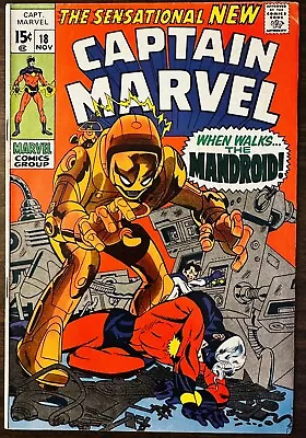 Buy Captain Marvel #18 VF 8.0 1969 • 47.69£