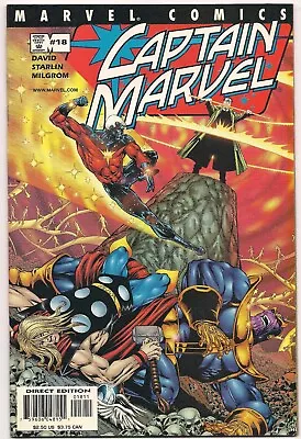 Buy Captain Marvel #18 2001 Marvel Thor Starlin Thanos Nm+ 9.6 • 7.56£